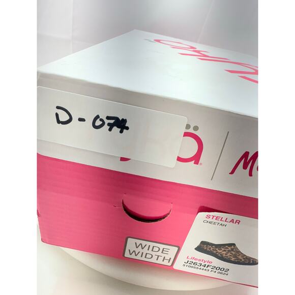 Ryka Steller Cheetah Womens Size 7.5 Wide Slip On Mule Shoes Comfort Clogs - Picture 11 of 11